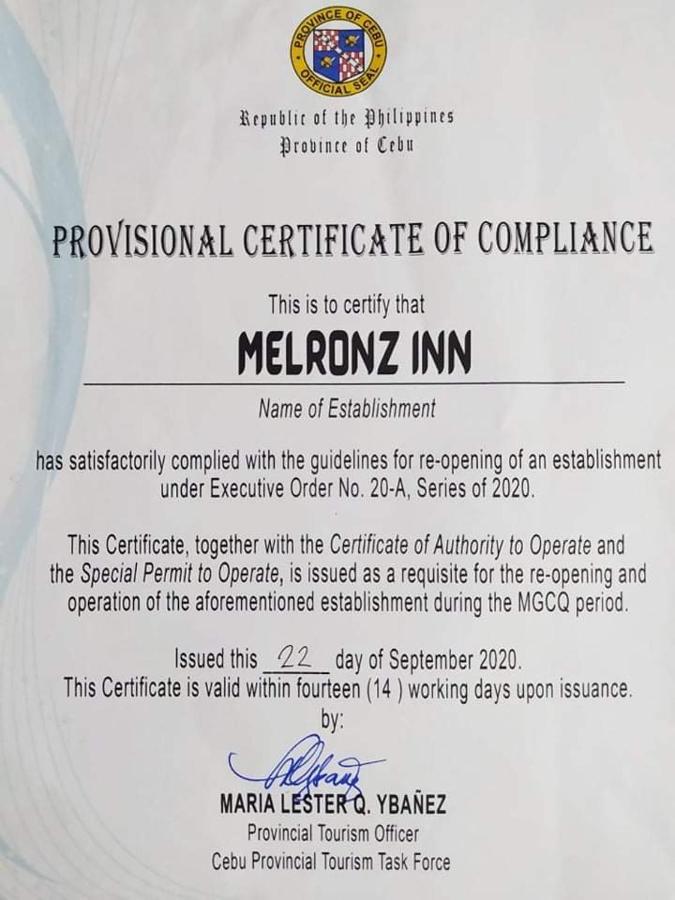 Melronz Inn Oslob Exteriér fotografie
